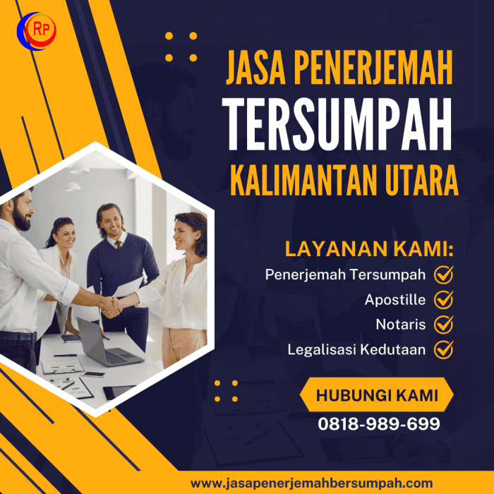 penerjemah tersumpah kalimantan utara
