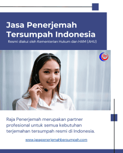 Penerjemah Tersumpah Indonesia Resmi