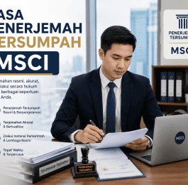 Rekomendasi Jasa Penerjemah Tersumpah MSCI