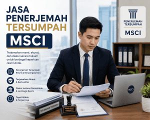 Rekomendasi Jasa Penerjemah Tersumpah MSCI