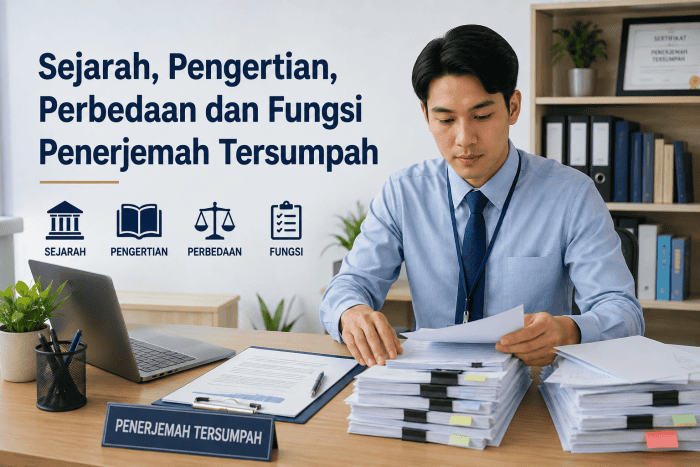 Sejarah, Pengertian, Perbedaan dan Fungsi Penerjemah Tersumpah Lengkap