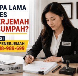 Berapa lama proses penerjemah tersumpah